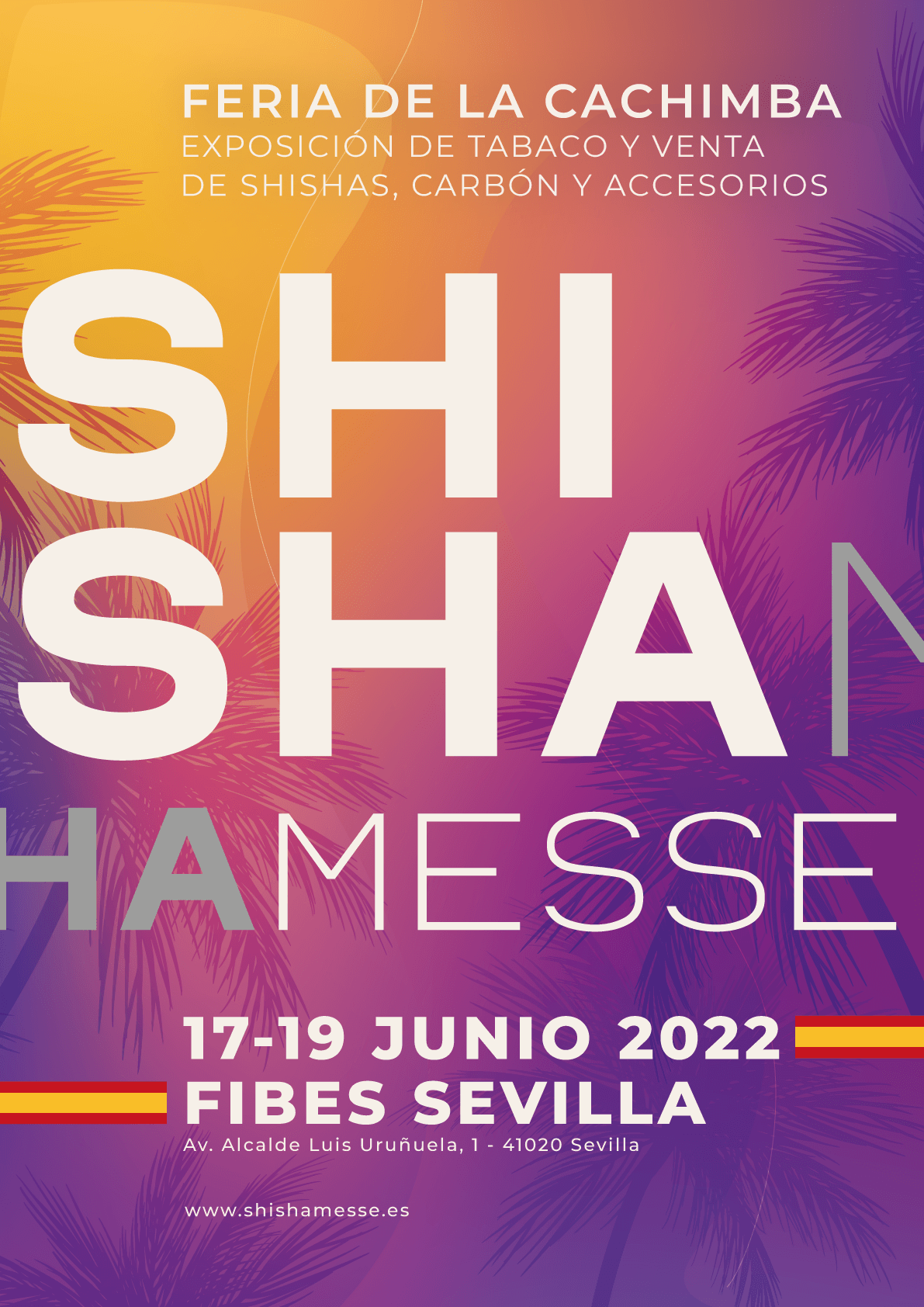 Cartel de la ShishaMesse Sevilla 2022